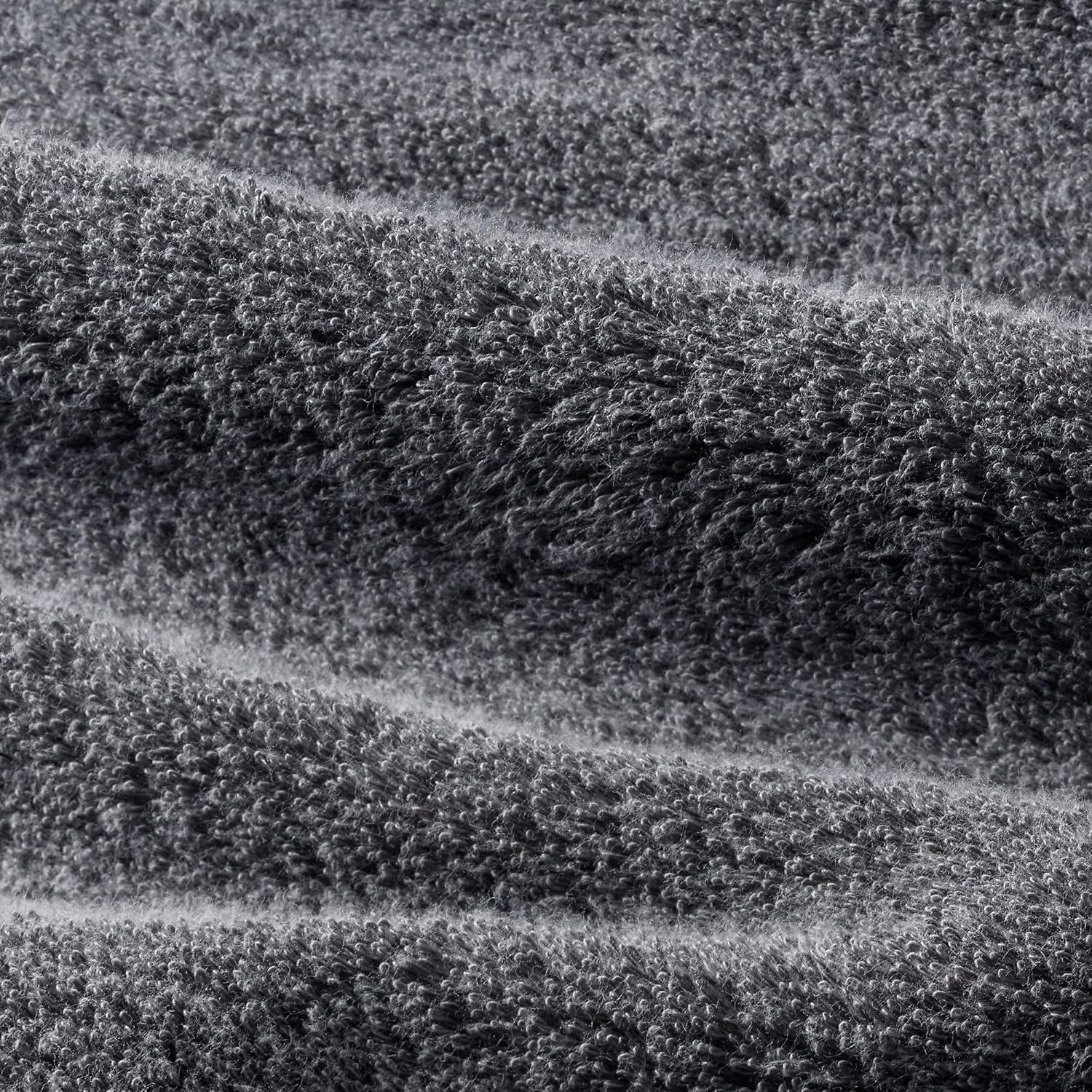 imageLands End Supima Towel Deep Sea Navy 6 Piece Towel SetRich Steel