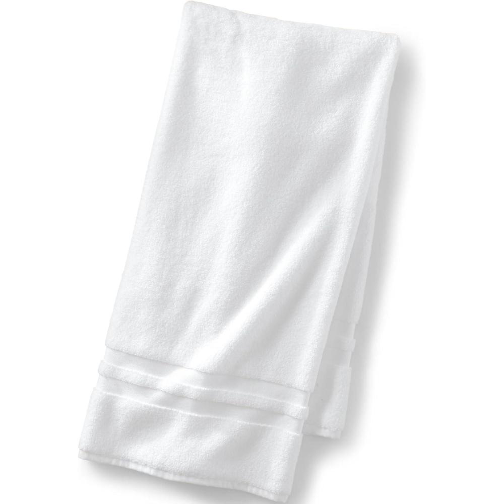 imageLands End Essential Towel White Bath Bath TowelWhite