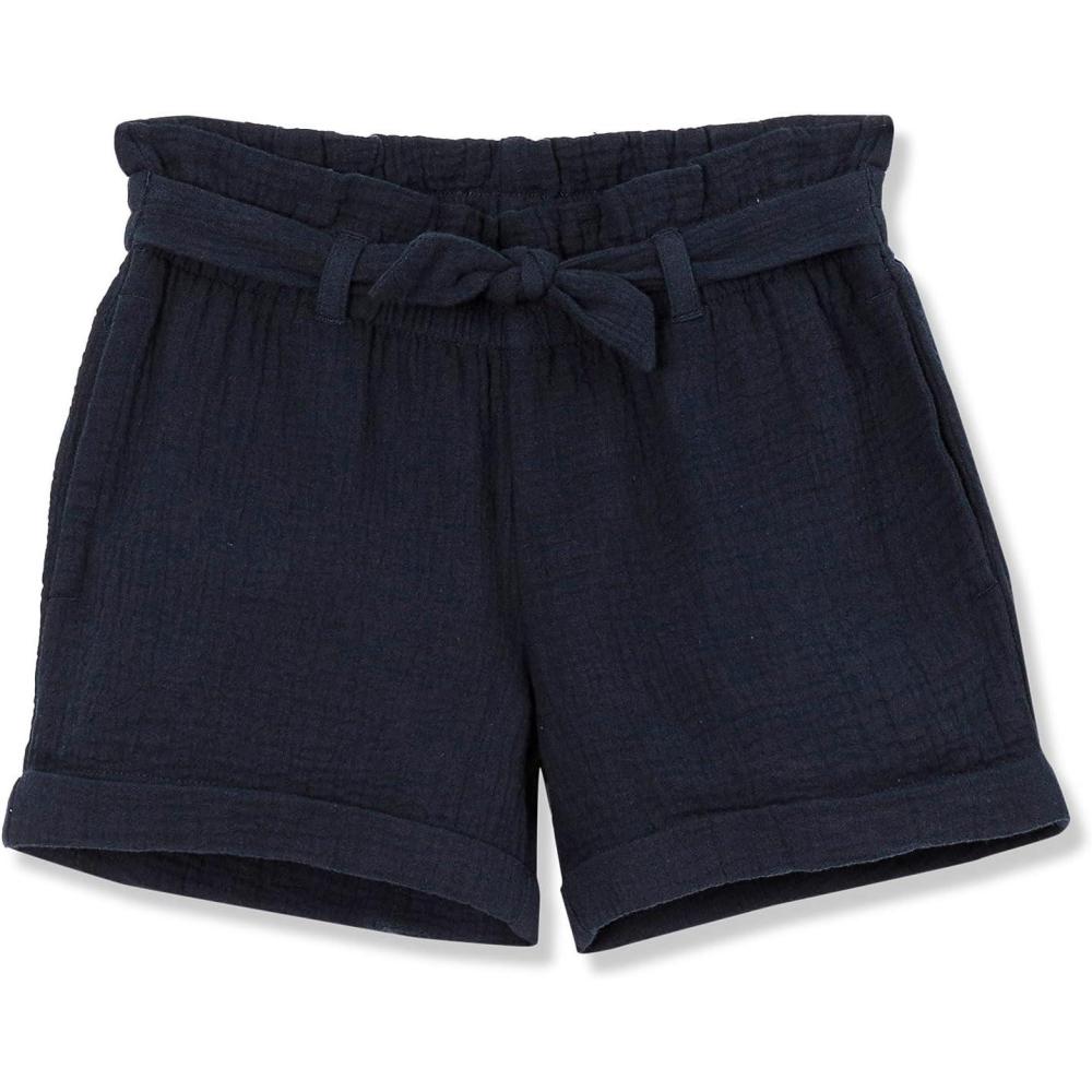 imageLands End Girls Pull On Solid ShortsClassic Navy