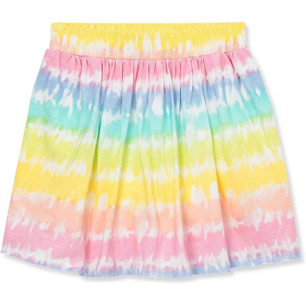 imageLands End Girls Smocked SkortsTie Dye Stripe