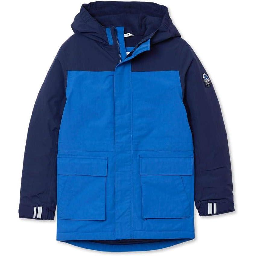 imageLands End Kids Husky Squall Waterproof Insulated Winter ParkaCobaltMedieval Blue