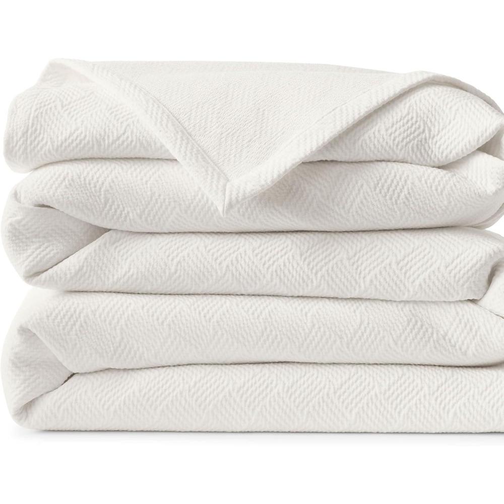 imageLands End Matelasse Coverlet White KingIvory