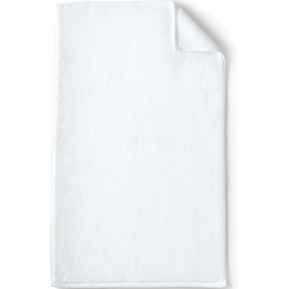 imageLands End Quick Dry Bath Mat Black Slate One SizeWhite