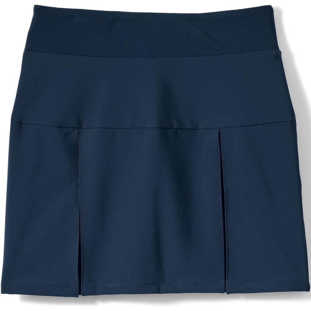 imageLands End School Uniform Girls Performance Pleated Skort Above The KneeClassic Navy