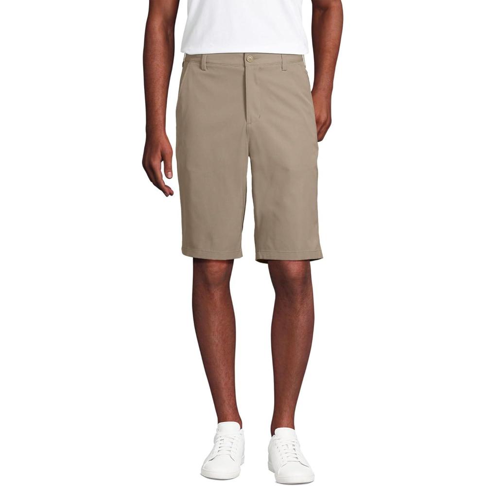 imageLands End School Uniform Mens Active Chino ShortsKhaki