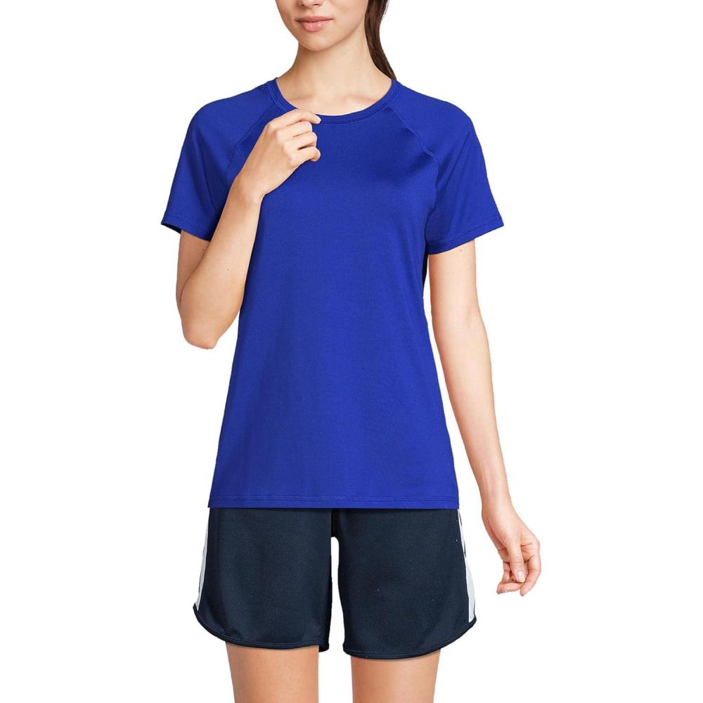 imageLands End School Uniform Womens Short Sleeve Active TeeCobalt