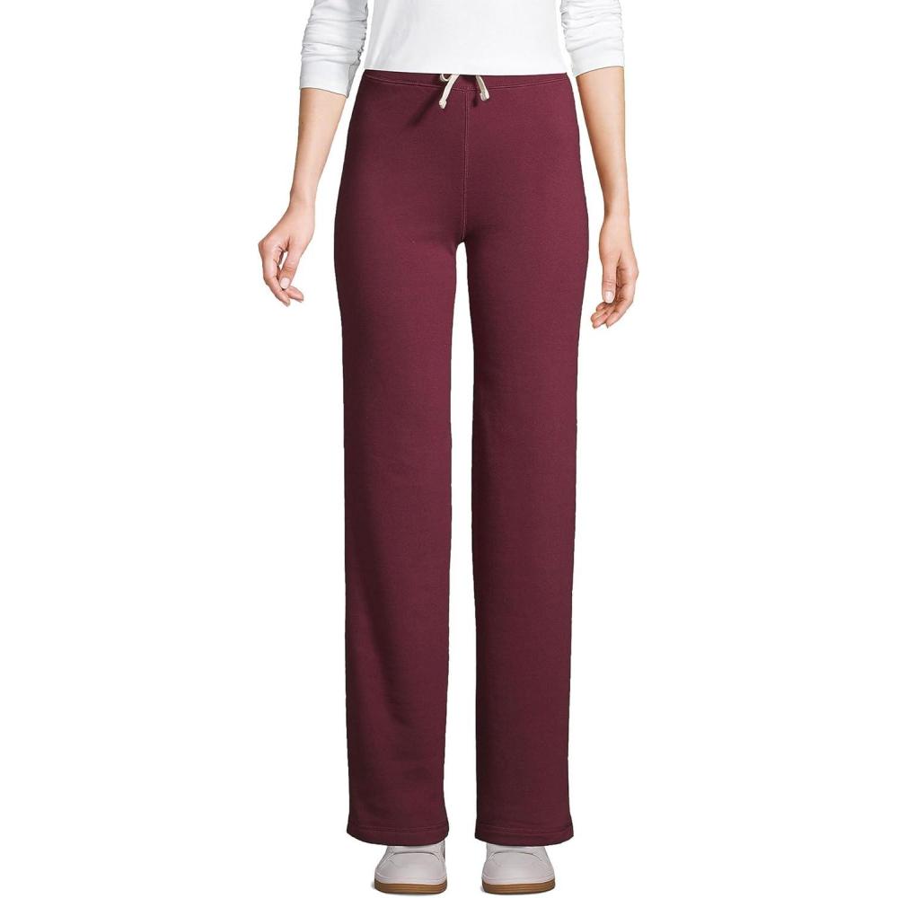 imageLands End School Uniform Womens SweatpantsBurgundy