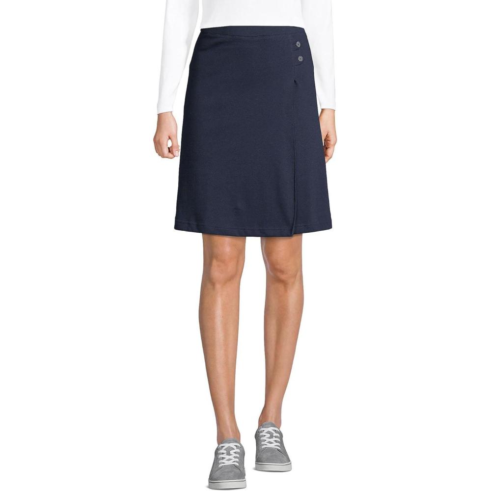 imageLands End Womens Knit SkortClassic Navy