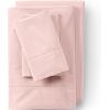 Lands’ End 300 Percale Solid Pillowcases Peach Frost King(Peach Frost)