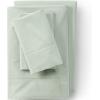 Lands’ End 300 Percale Solid Pillowcases Peach Frost King(Soft Sage)