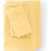 Lands’ End 400 NI Pillowcase Set Faint Orchid King(Pale Sunbeam Yellow)