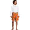 Lands’ End B Swim Trunks Bright Orange Camo Kids XXS
