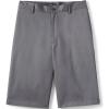 Lands’ End Boys Plain Front Blend Chino Shorts(Arctic Gray)