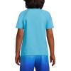 Lands’ End Boys UPF 50 Short Sleeve Swim Shirt Rash Guard(Turquoise)