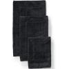 Lands’ End Essential Cotton Reversible Rug Black Rug- Medium(Black)