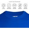 Lands’ End Essentials Men’s Long-Sleeve Soft Cotton T-Shirt – Relaxed Easy Fit(Cobalt)
