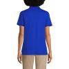 Lands’ End Essentials Women’s Short Sleeve All Day Comfort Polo Shirt – 100% Cotton Won’t Shrink Pill Fade(Cobalt)