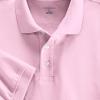 Lands’ End Essentials Women’s Short Sleeve All Day Comfort Polo Shirt – 100% Cotton Won’t Shrink Pill Fade(Ice Pink)