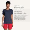 Lands’ End Essentials Women’s Short-Sleeve Soft Cotton T-Shirt – Tailored Feminine Fit(Classic Navy)