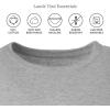 Lands’ End Essentials Women’s Short-Sleeve Soft Cotton T-Shirt – Tailored Feminine Fit(Gray Heather)