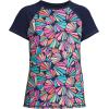 Lands’ End Girls Graphic Mock Neck UPF 50 Sun Protection Rash Guard(4-5)