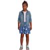 Lands’ End Girls Indigo Skort(Evening Blue Unicorn Stars)