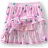 Lands’ End Girls Indigo Skort(Whispering Pink Strawberries)