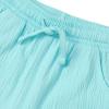 Lands’ End Girls Pull On Knit Gauze Wide Leg Pants(Aruba Blue)