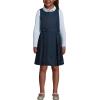 Lands’ End Girls Uniform Plaid Jumper(Classic Navy)