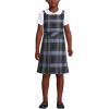 Lands’ End Girls Uniform Plaid Jumper(Classic Navy Plaid)
