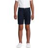 Lands’ End Little Girls Slim Plain Front Blend Chino Shorts(Classic Navy)