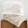 Lands’ End Matelasse Coverlet White King(Ivory)