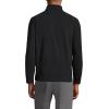 Lands’ End Men’s Full-Zip Mid-Weight Fleece Jacket(Black)
