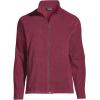 Lands’ End Men’s Full-Zip Mid-Weight Fleece Jacket(Burgundy)