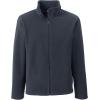 Lands’ End Men’s Full-Zip Mid-Weight Fleece Jacket(Dark Charcoal)
