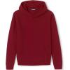 Lands’ End School Uniform Adult Hooded Pullover Sweatshirt(Garnet)