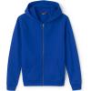 Lands’ End School Uniform Adult Zip Front Sweatshirt(Cobalt)