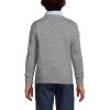Lands’ End School Uniform Boys Cotton Modal Button Front Cardigan Sweater(Pewter Heather)