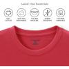 Lands’ End School Uniform Boys Long Sleeve Essential T-Shirt(Red)
