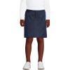 Lands’ End School Uniform Girls Active Chino Skort Top of The Knee(Classic Navy 23)