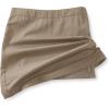 Lands’ End School Uniform Girls Blend Chino Skort Above Knee(Khaki)