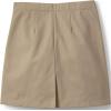 Lands’ End School Uniform Girls Blend Chino Skort Above Knee(Khaki)