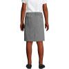 Lands’ End School Uniform Girls Blend Chino Skort Top of Knee(Arctic Gray)