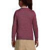 Lands’ End School Uniform Girls Cotton Modal Button Front Cardigan Sweater(Burgundy)