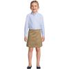 Lands’ End School Uniform Girls Long Sleeve Oxford Dress Shirt(Blue)