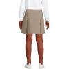 Lands’ End School Uniform Girls Performance Pleated Skort Above The Knee(Khaki)