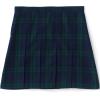 Lands’ End School Uniform Girls Plaid Box Pleat Skirt Top of The Knee(Plaid Classic Navy/Evergreen)