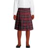 Lands’ End School Uniform Girls Plaid Pleated Skirt Below The Knee(Classic Navy Large Plaid)