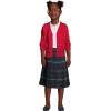 Lands’ End School Uniform Girls Plaid Pleated Skirt Below The Knee(Hunter/Classic Navy Plaid)