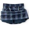 Lands’ End School Uniform Girls Plaid Skort Top of Knee(French Blue Plaid)